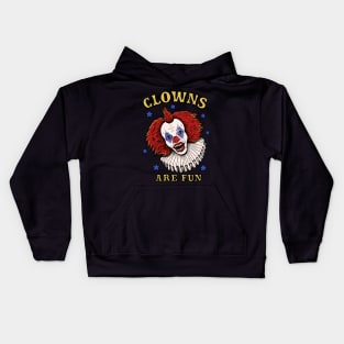 Clowns Are Fun Kids Hoodie